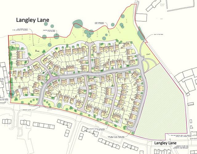 Taylor Wimpey - Langley Lane plan