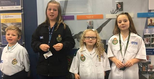 Children of North West Ambulance Service staff ask the public to consider who is behind the uniform, as violent incidents increase