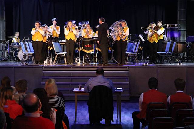 Wardle Academy Youth Band at Butlins’ Mineworkers’ Brass Band Contest