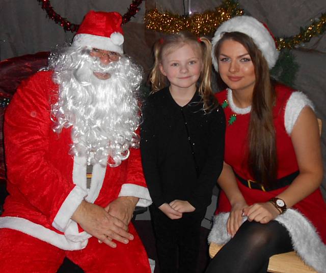 Father Christmas in his Grotto at Beech House School