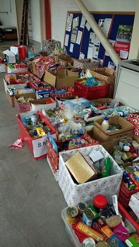 Cardinal Langley collect over 800kg of food 