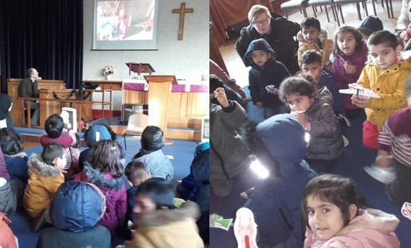 Sunshine Preschool’s visit to St. Luke's Church, Deeplish