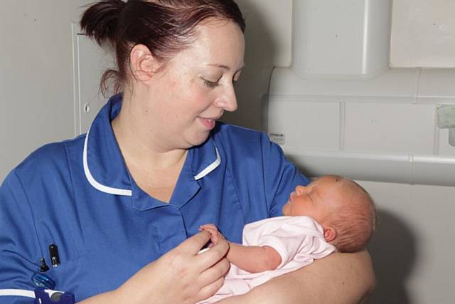 Fay Read, newly qualified Midwife at The Royal Oldham Hospital