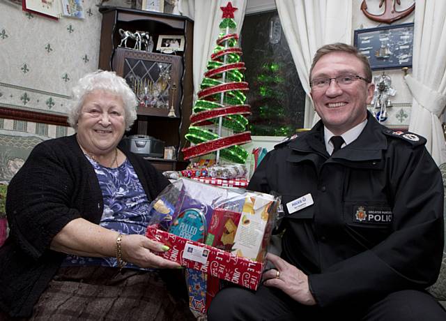 Chief Constable Ian Hopkins delivers Christmas essentials to the elderly and vulnerable