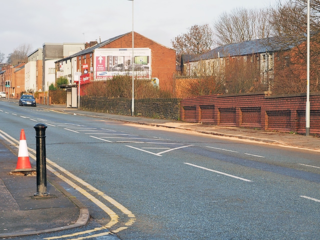 Whitworth Road closed due to four car collision