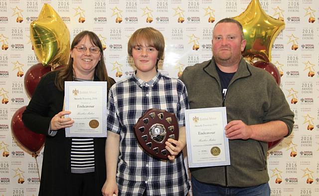 Heather Maher and family, winner of The Award for Outstanding Service in Music and two Endeavour Awards