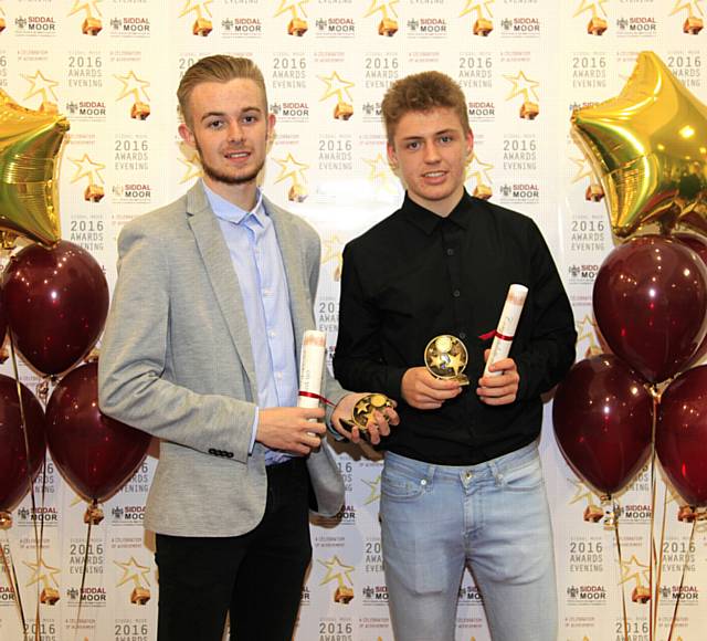 Harry Thorpe and JoshMcdaid, Deputy Head Boy and Head Boy Prefect Awards