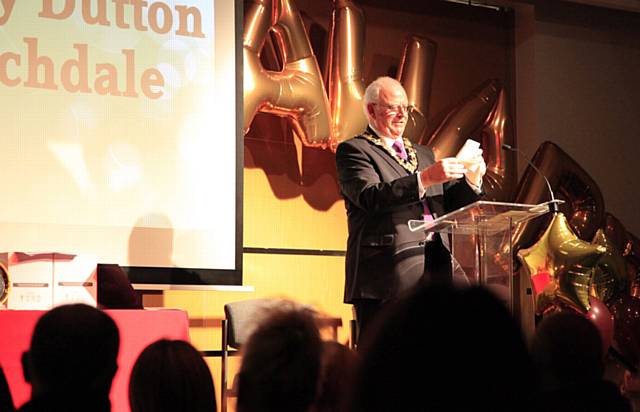 Mayor Ray Dutton at the Siddal Moor Class of 2016 Annual Awards Evening