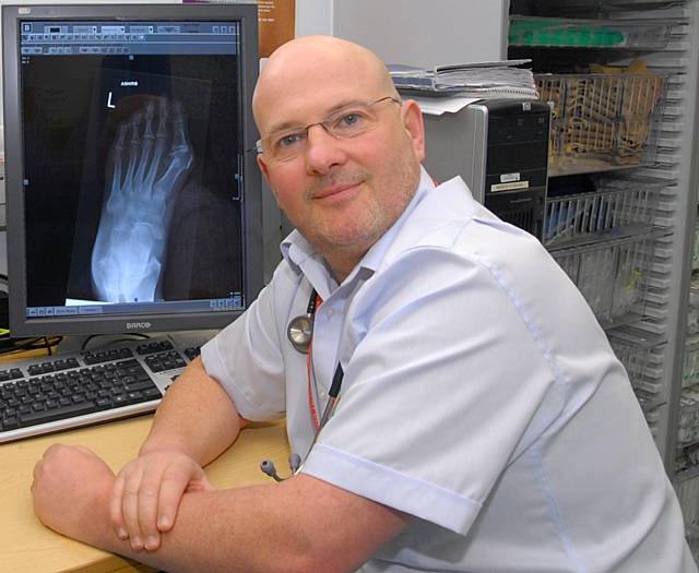 Dr Jimmy Stuart, Clinical Director for Urgent Care at North Manchester General Hospital 