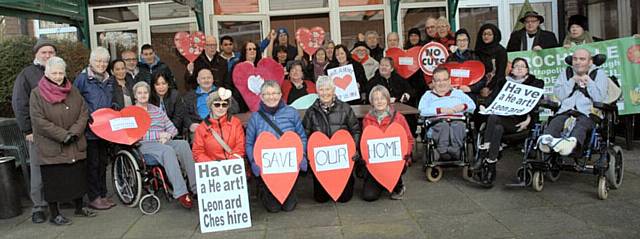 Friends of Honresfeld, local people and friends of the residents and families ask the Leonard Cheshire Disability charity to ‘have a heart’ and think again 