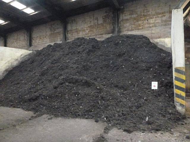 Recycled compost, a valuable material for farm land and even renewable energy.