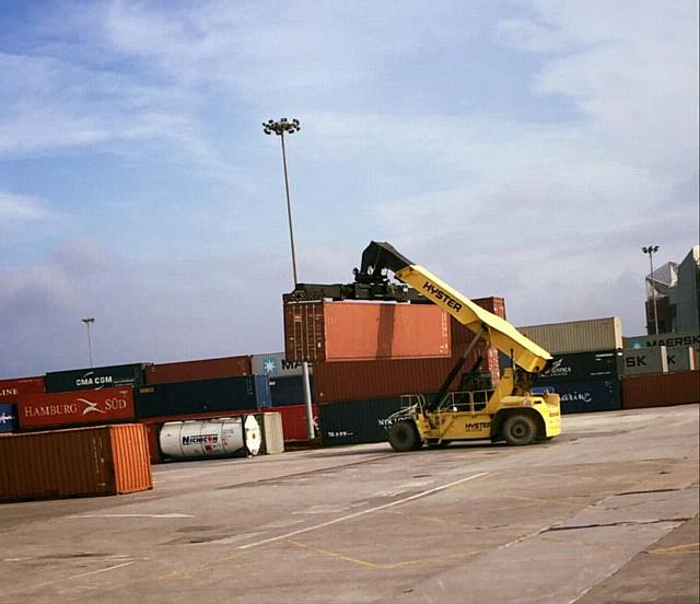 The container with donations for the the Forever Angels Baby Home in Mwanza, Tanzania safely been delivered to the rail terminal