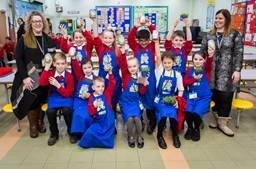 Newhey Community Primary School children discover the lifecycle of a pea plant 