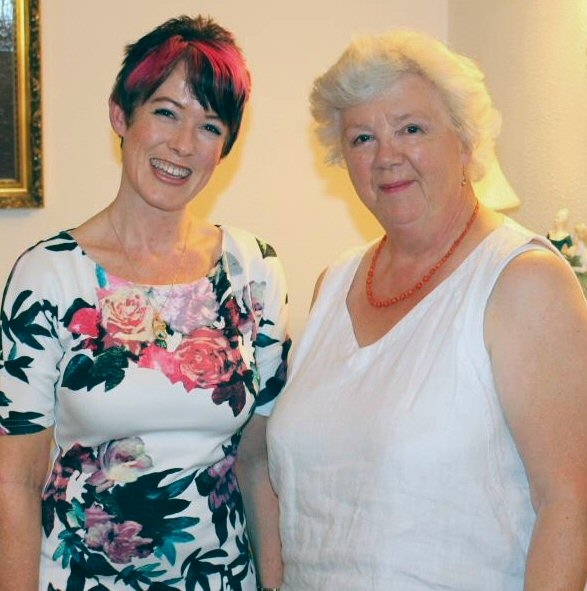 Jane Howard with Bamford Councillor Jane Gartside 