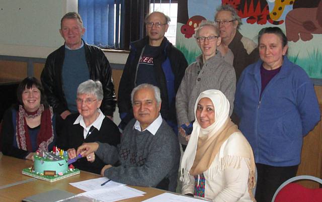 Rochdale Environmental Action Group celebrate the 70th birthdays of Ghulam Shahzad and Sister Noel