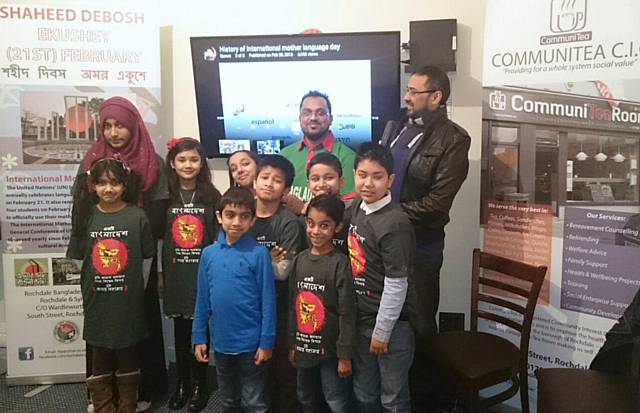 Rochdale Bangladeshi Partnership Project Bangla School on  “International Mother Language Day”