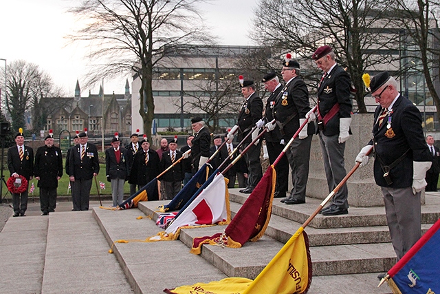 Cenotaph service commemorating the end of Gulf War