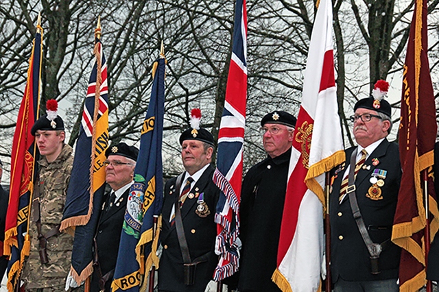 Cenotaph service commemorating the end of Gulf War