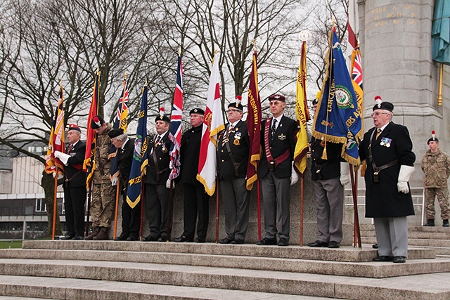 Cenotaph service commemorating the end of Gulf War