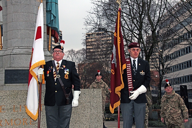 Cenotaph service commemorating the end of Gulf War