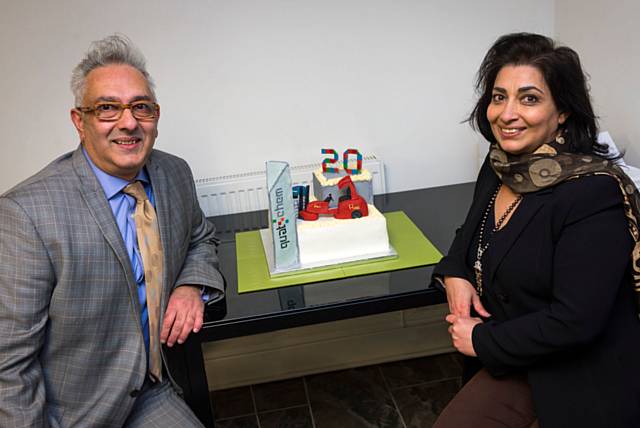 Directors, Naweed Chowdhary and Dr Rubinah Chowdhary from Quat-Chem celebrate 20 years in business