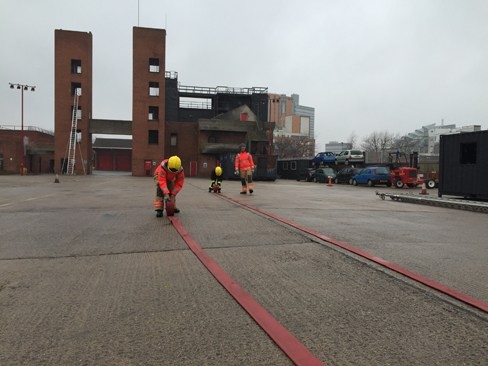 The sessions included lots of physical activity such as hose runs, ladder carry and climb, breathing apparatus crawl and shuttle run 