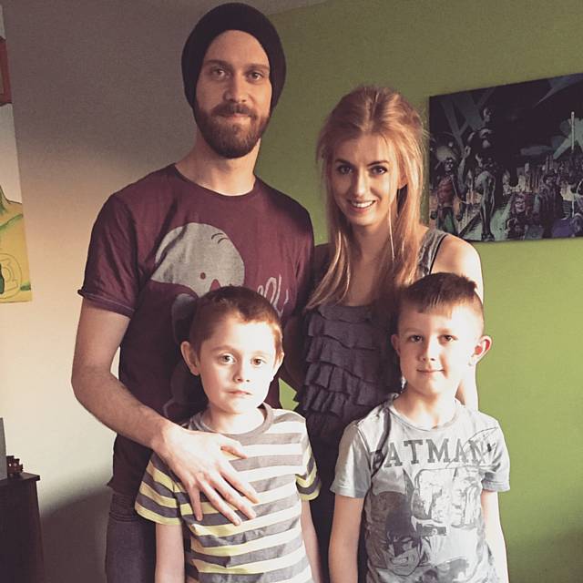 Harri O'Loughlin and family