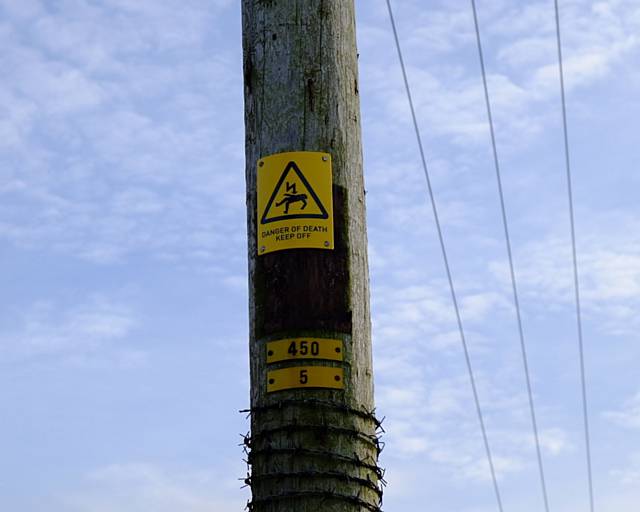 Children urged to stay safe this Easter holiday - Danger of death signs on electricity substations and electricity poles are there for a reason