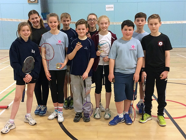 Under 13s badminton tournament