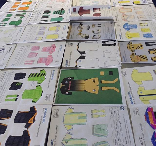 Over 300 entries were received for the 2016-17 Design the Kit competition