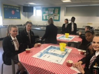 St Cuthbert's RC High School CAFOD shared lunch