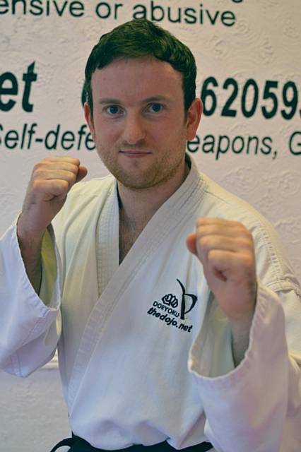 Jamie Mullarkey achieved his Black Belt 