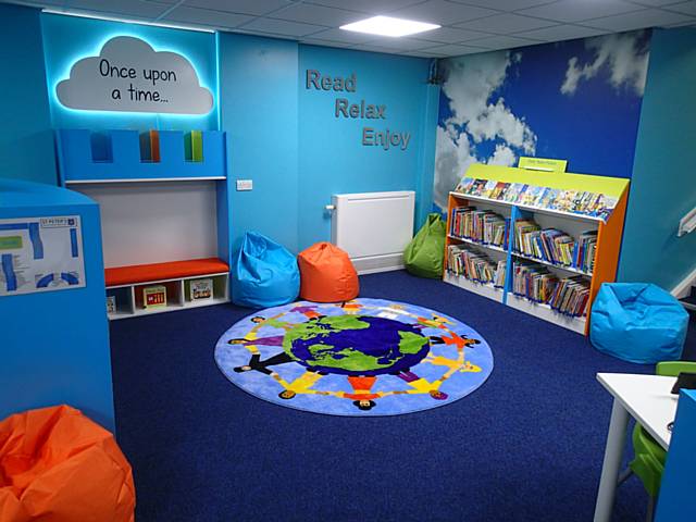 New library at St Peter’s Church of England Primary School 