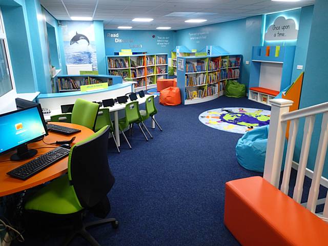 New library at St Peter’s Church of England Primary School 