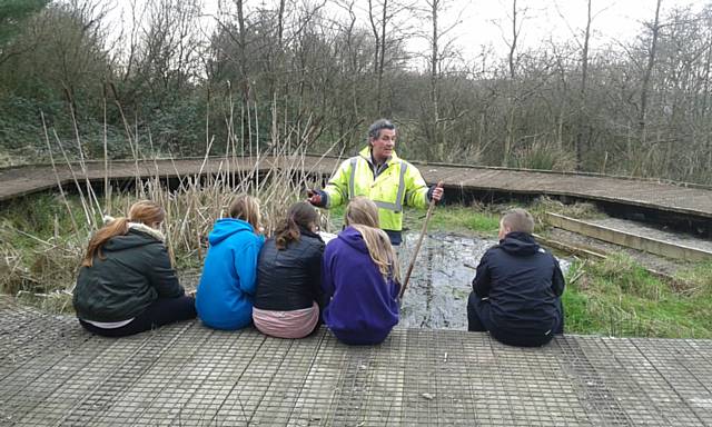 Groundwork: Our Bright Future - Outdoor learning at a pond
