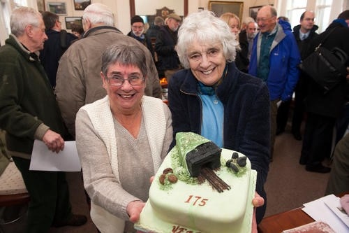 Dylis Pearson and Rae Street of 'Friends of Littleborough Stations' 