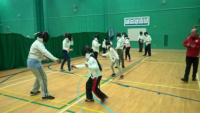 Link4Life Disability session with Salle Angelo Fencing Club