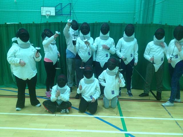 Link4Life Disability session with Salle Angelo Fencing Club