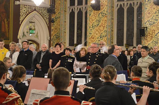 Mayoress Cecile Biant and Mayor Surinder Biant at the Rochdale Music Service, Festival of Performing Arts Concert