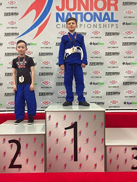 Tyler Derbyshire wins Gold at Brazilian Jiu-Jitsu Junior National Championships