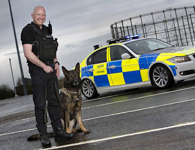 PC Mark Richardson and Mo