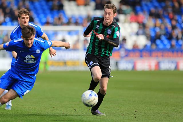 Joe Bunney opened the scoring against Peterborough