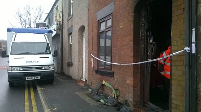 House fire on Whitworth Road