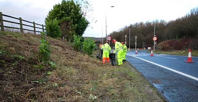 North West motorways get spring clean