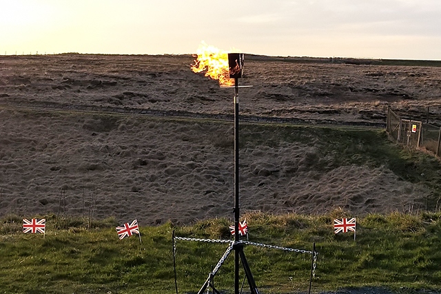 Beacon lit for Queen’s 90th birthday