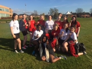 Year 11 rounders team St Cuthbert's RC High School