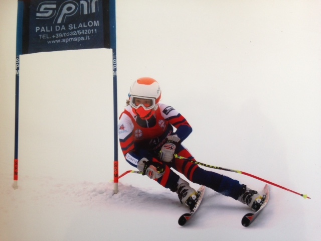 Daisi Daniels at the Children's Delancey British Alpine Ski Championships