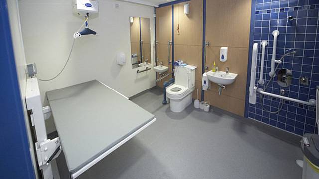 Hoisting equipment in public toilets