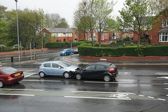 Collision on Milnrow Road