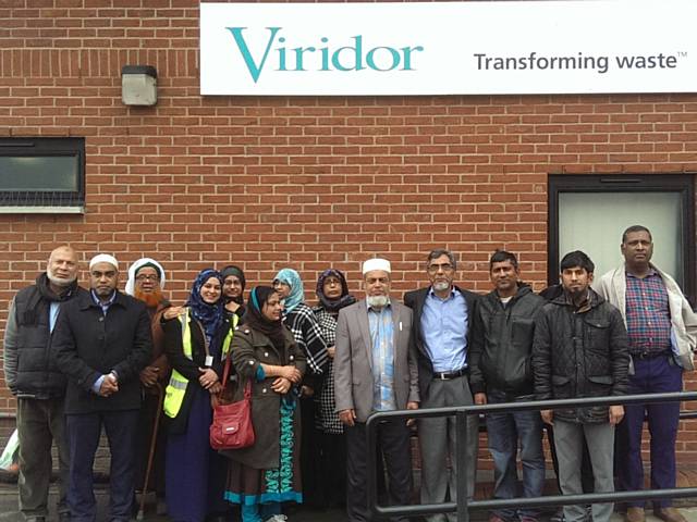 Rochdale Central residents visit to Longley Lane Recycling Facility in Sharston, Manchester